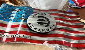 Entergy Personalized Company Flags - Arkansas