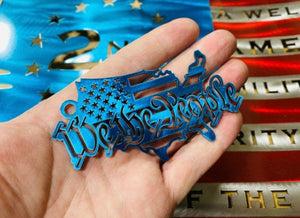 We The People Keychain