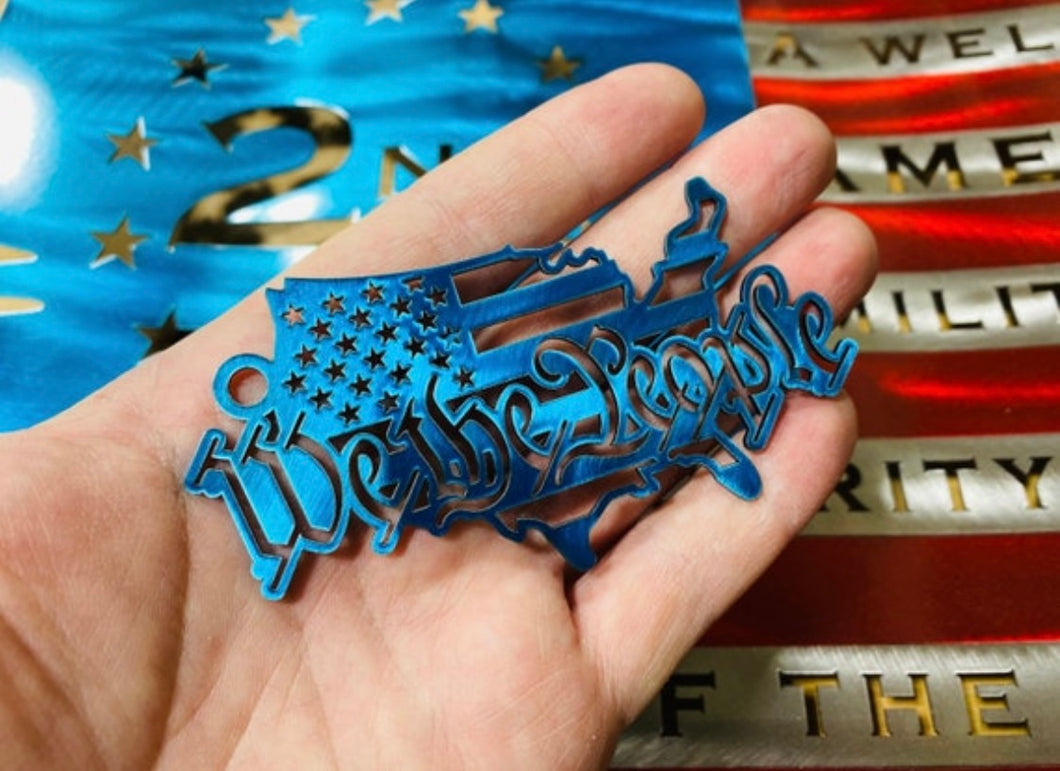 We The People Keychain