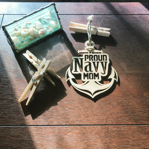 Proud Navy Mom Ornament