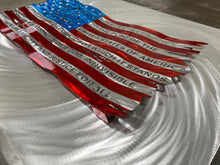 Pledge Of Allegiance Metal Flag