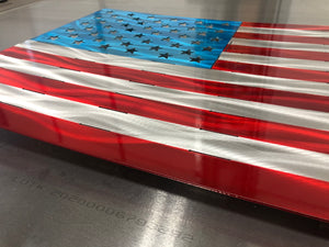 Standard American Metal Flag