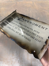 Second Amendment Scroll Metal Sign