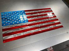 Pledge of Allegiance Flag with cursive text