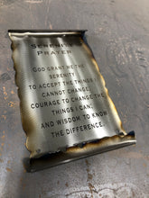 Serenity Prayer Metal Sign