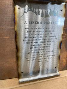 Bikers Prayer Scroll