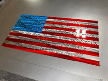 Pledge of Allegiance Flag with cursive text