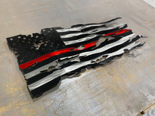 Thin Red Line Battle Worn Flag