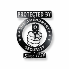 Second Amendment Security Sign