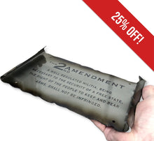 Second Amendment Scroll Metal Sign