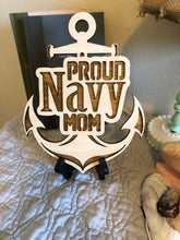 Proud Navy Mom Wall Hanging